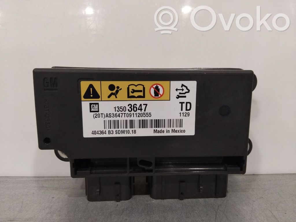 Opel Insignia A Unitate/modul de comandă airbaguri 