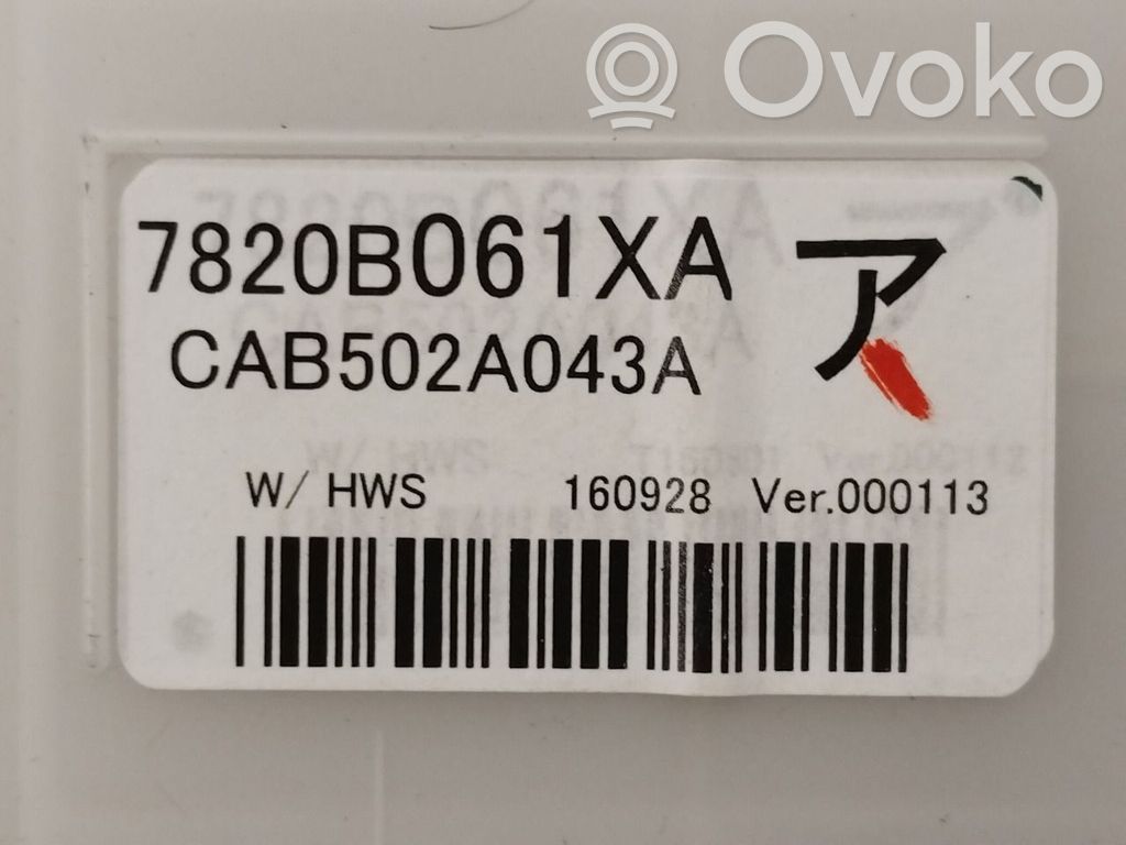 Mitsubishi Outlander Mascherina climatizzatore/regolatore riscaldamento 