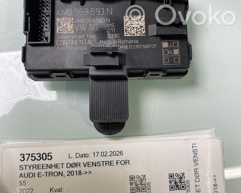 Door control unit/module   4M0959593M,4M0959593N,4M0959593M,4M0959593N