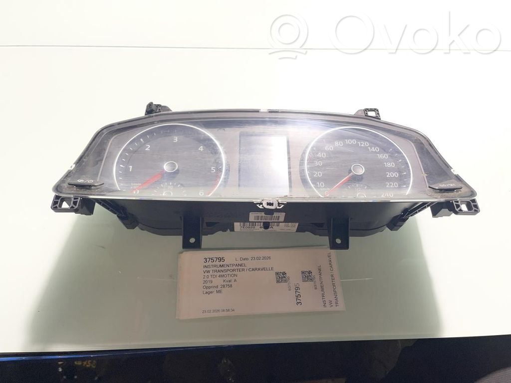 Volkswagen Transporter - Caravelle T6 Tachimetro (quadro strumenti) 