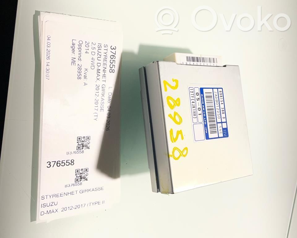 Isuzu D-Max Gearbox control unit/module 