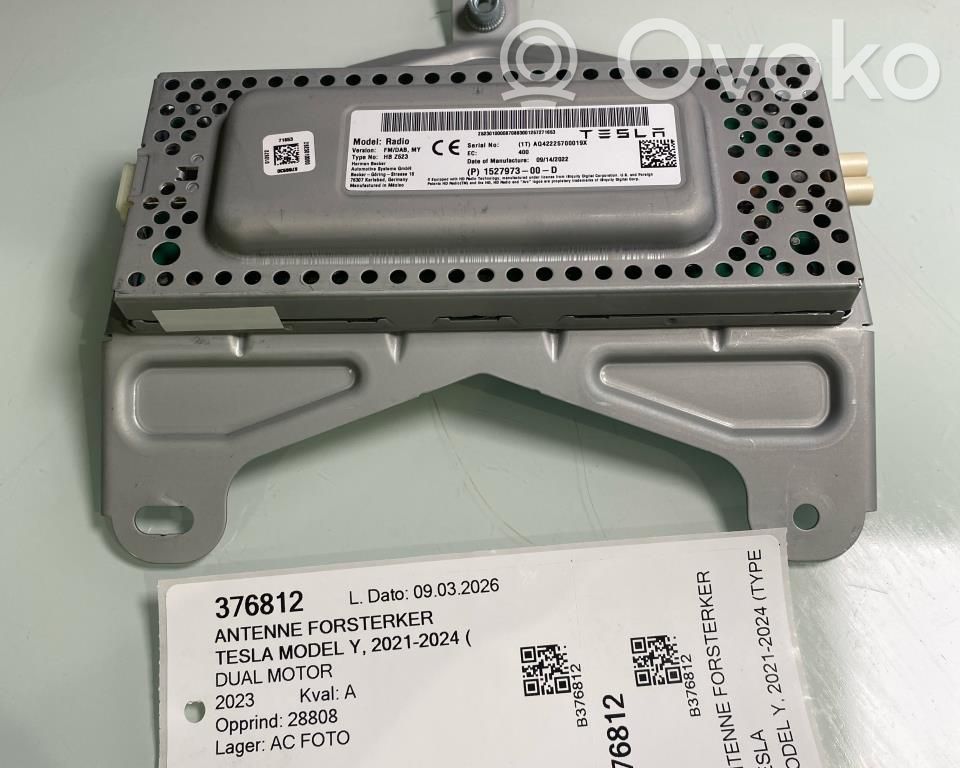 Tesla Model Y Aerial antenna amplifier 