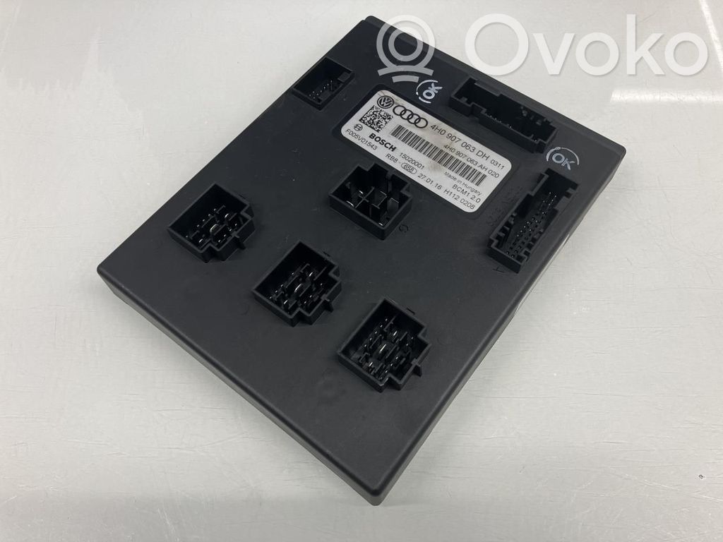 Central body control module   4H0907063DH,F005V01543,4H0907063DH,4H0907063DK,4H0907063DKZ00,F005V01543