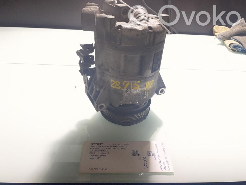 Volvo V70 Compresor (pompă) aer condiționat (A/C)
