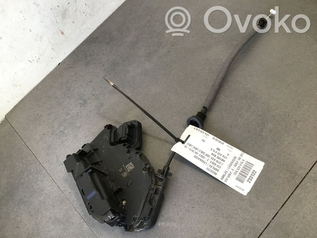 Volkswagen Golf VII Etuoven lukko 