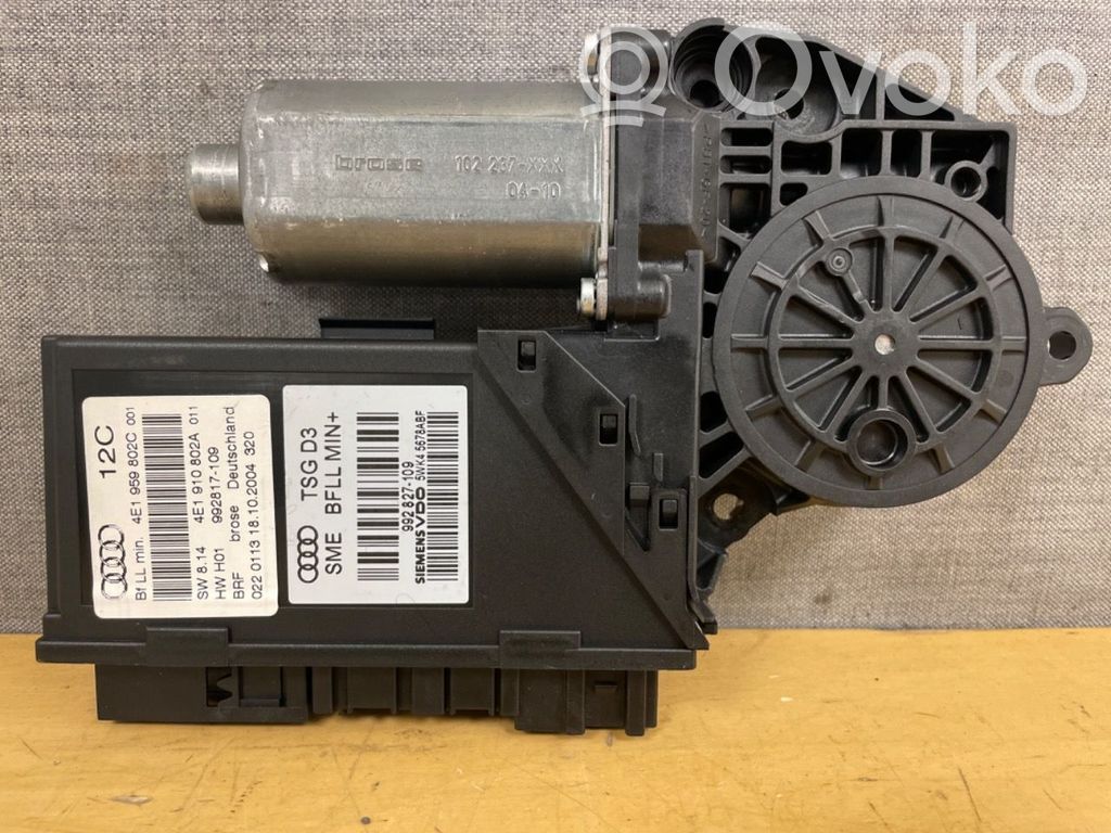 Audi A8 S8 D3 4E Front door electric window regulator 