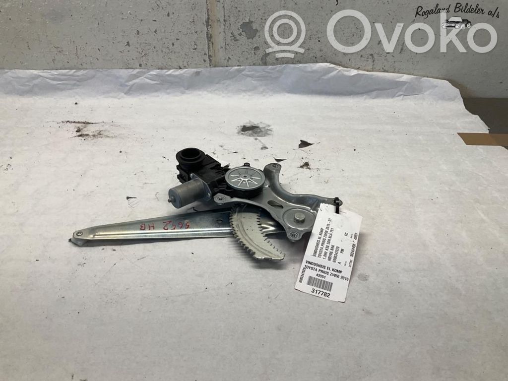 Toyota Prius (XW50) Regulador de ventanilla eléctrico de puerta delantera 