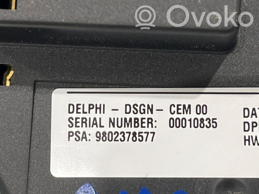 Peugeot 508 Muut kytkimet/nupit/vaihtimet 