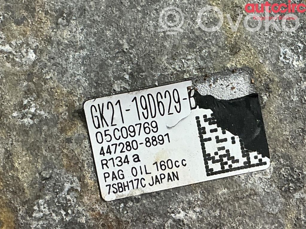 Air conditioning (A/C) compressor (pump)   2549221,GK2119D629BF,GK2119D629BF,2549221,GK2119D629BF