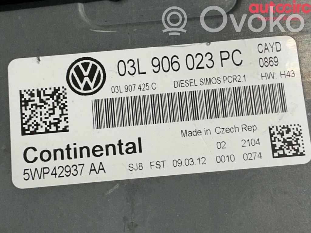 Volkswagen Caddy Engine control unit/module ECU 