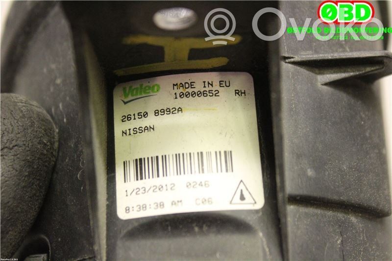 Nissan Qashqai Proiector ceață 