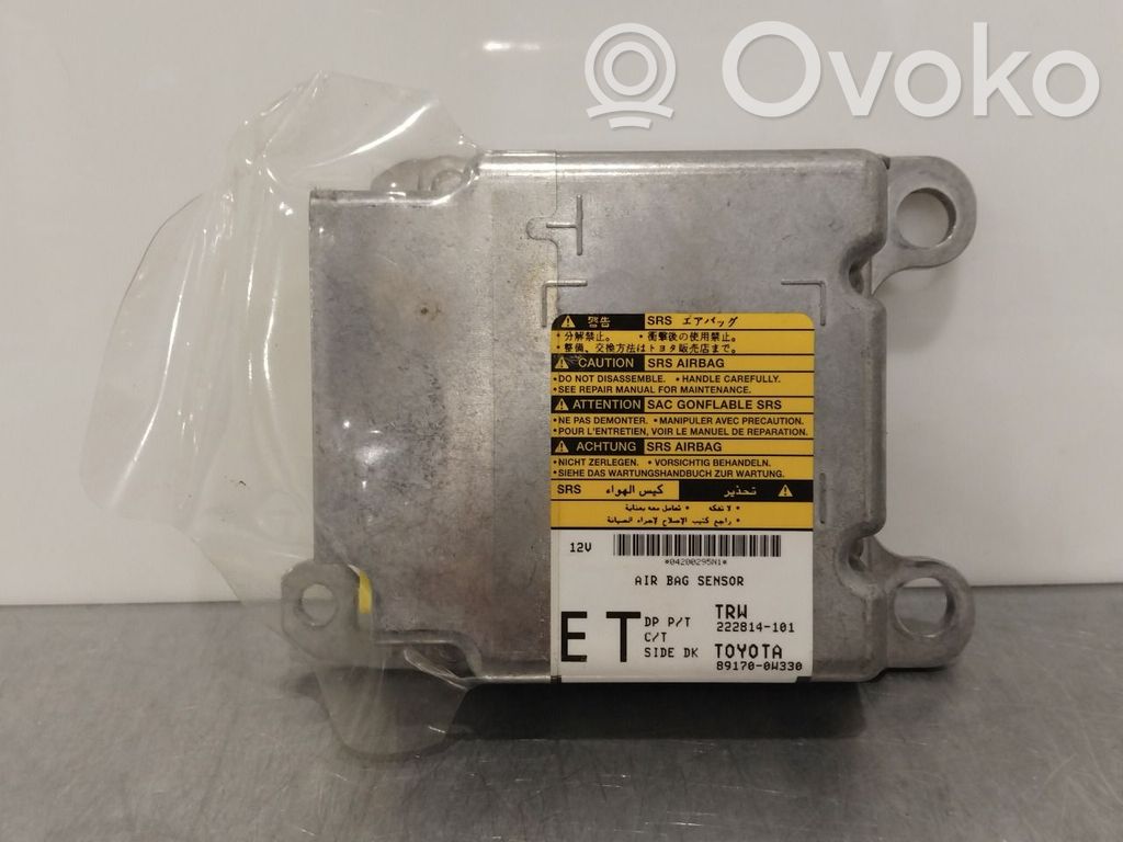 Toyota Auris 150 Module de contrôle airbag 