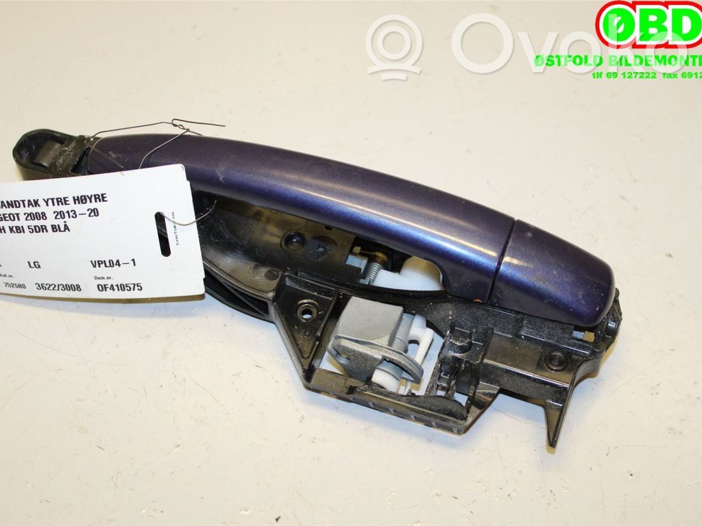 Peugeot 2008 I Maniglia esterna per portiera posteriore