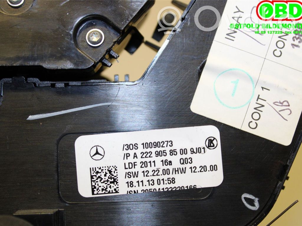 Mercedes-Benz S W222 Altri interruttori/pulsanti/cambi