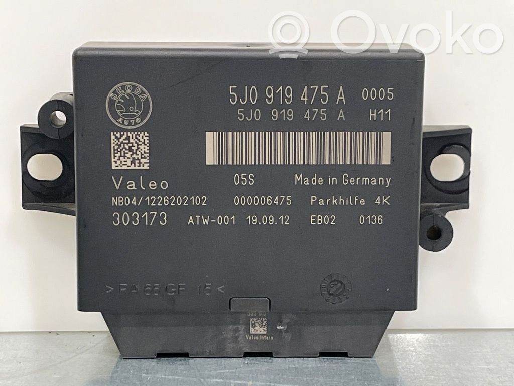 Skoda Superb B6 (3T) Unitate/modul de comandă parcare PDC 