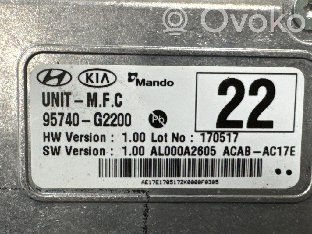 Hyundai Ioniq Cameră parbriz 