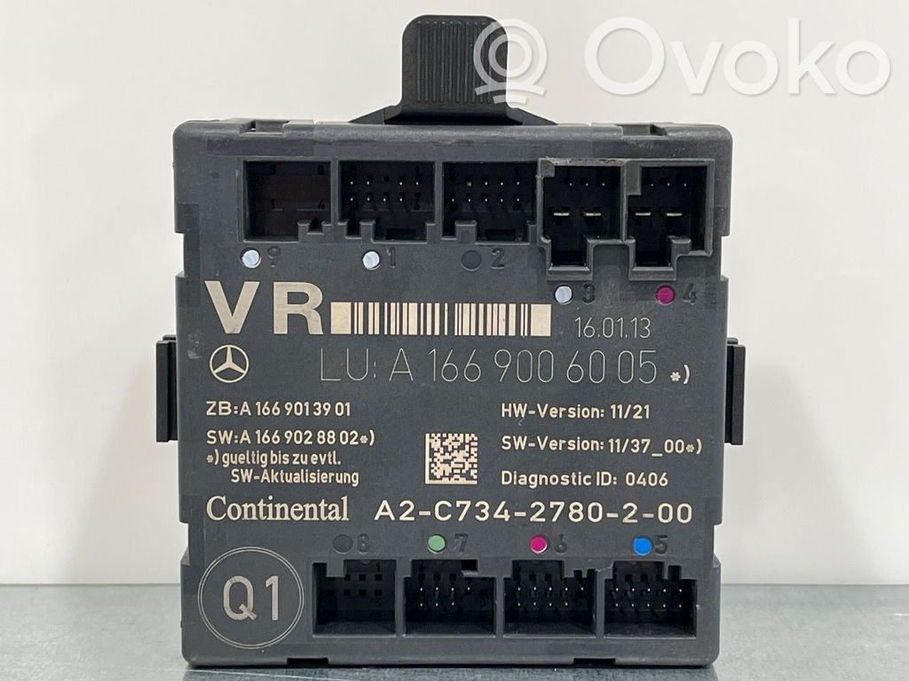Mercedes-Benz A W176 Centralina/modulo portiere