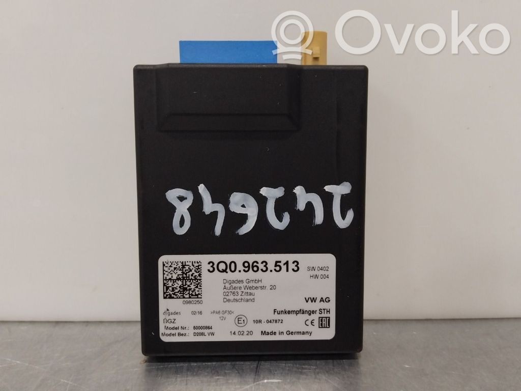 Alte unități/module de control   3Q0963513,3Q0963513,3Q0963513,3Q0963513