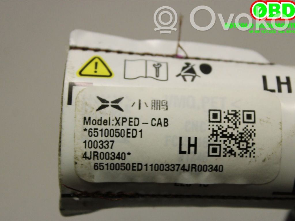 XPeng P7 Airbag del techo 