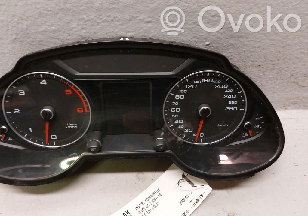 Audi Q5 SQ5 8R Vitezometru (grup de instrumente)