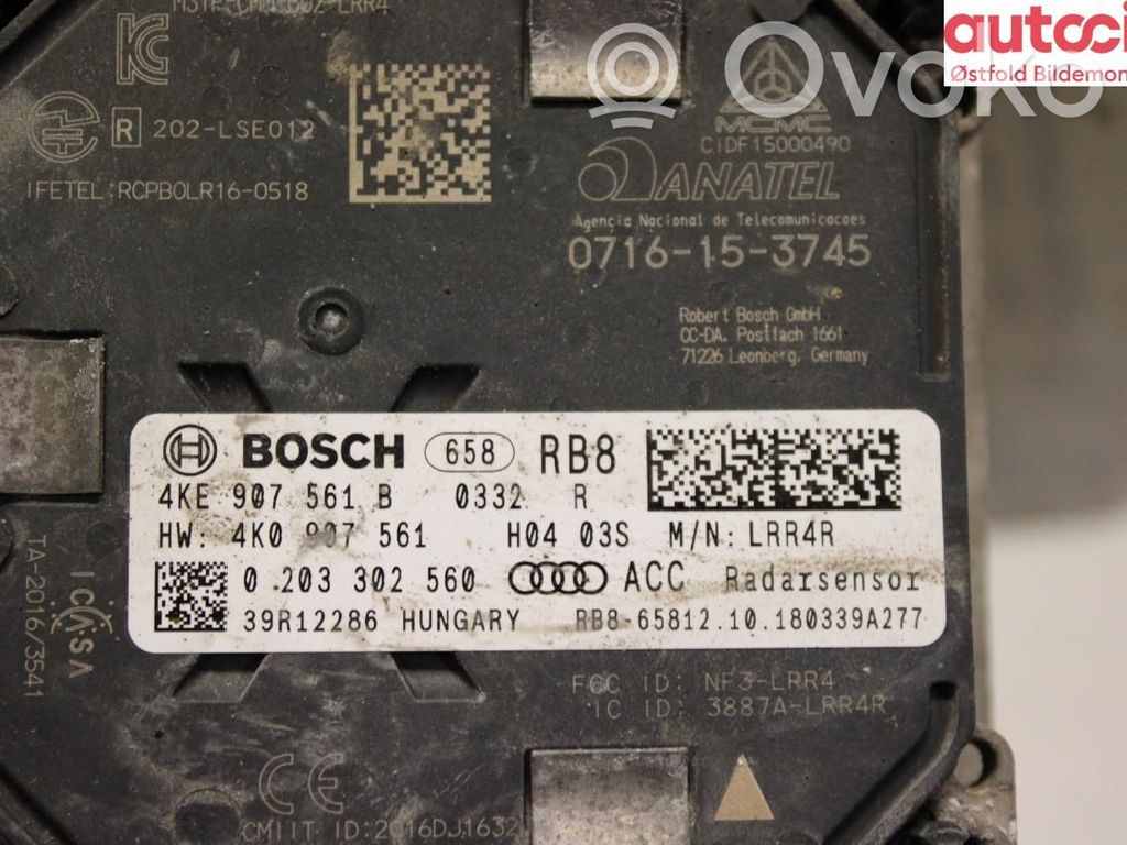 Distronic sensor radar   4KE907561B,4KE907561B