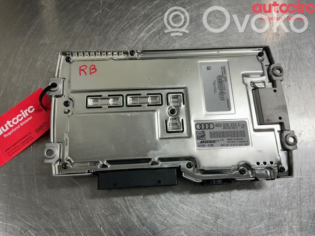 Audi A6 S6 C7 4G Amplificateur de son