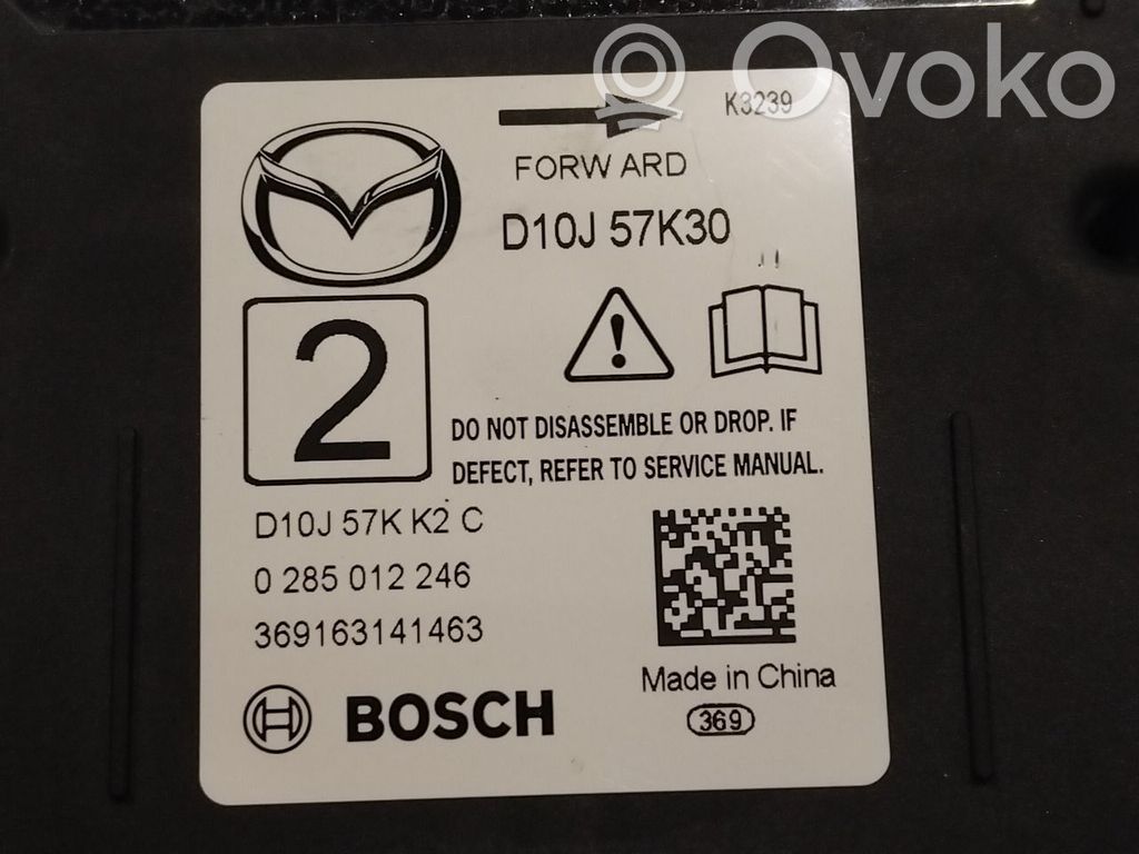 Mazda CX-3 Airbag control unit/module 