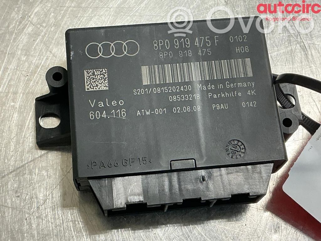 Audi A3 S3 8P Parkavimo (PDC) daviklių valdymo blokas 