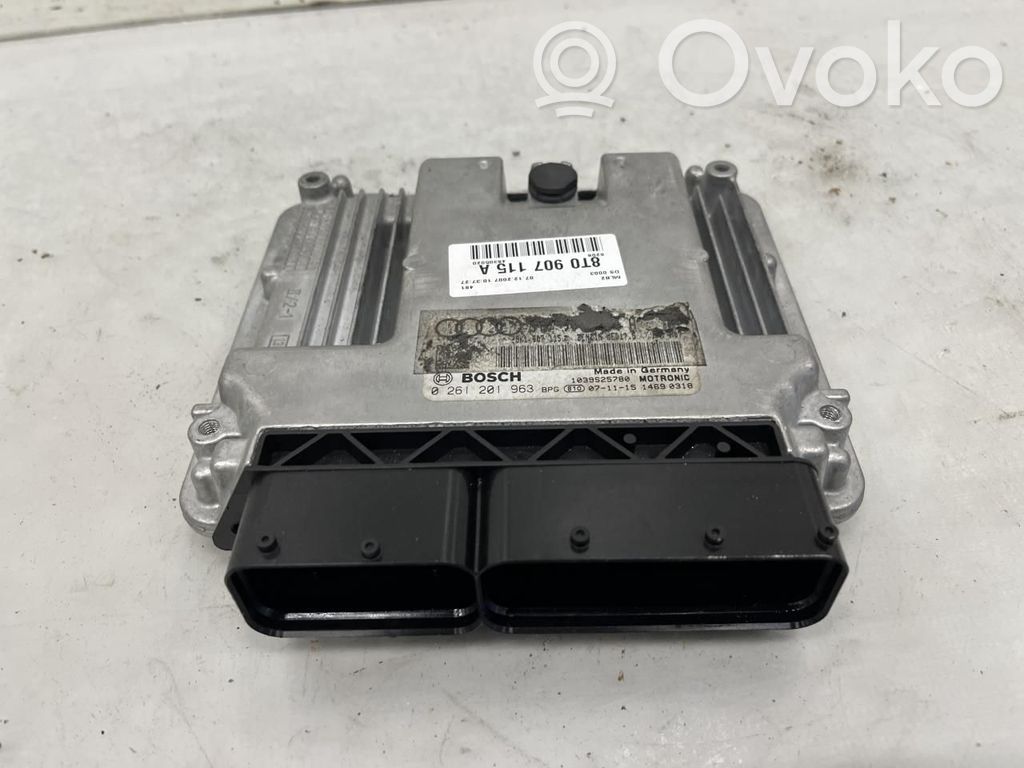 Audi A5 8T 8F Unité de commande, module ECU de moteur 