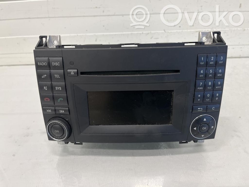 Mercedes-Benz A W169 Unitate principală radio/CD/DVD/GPS 