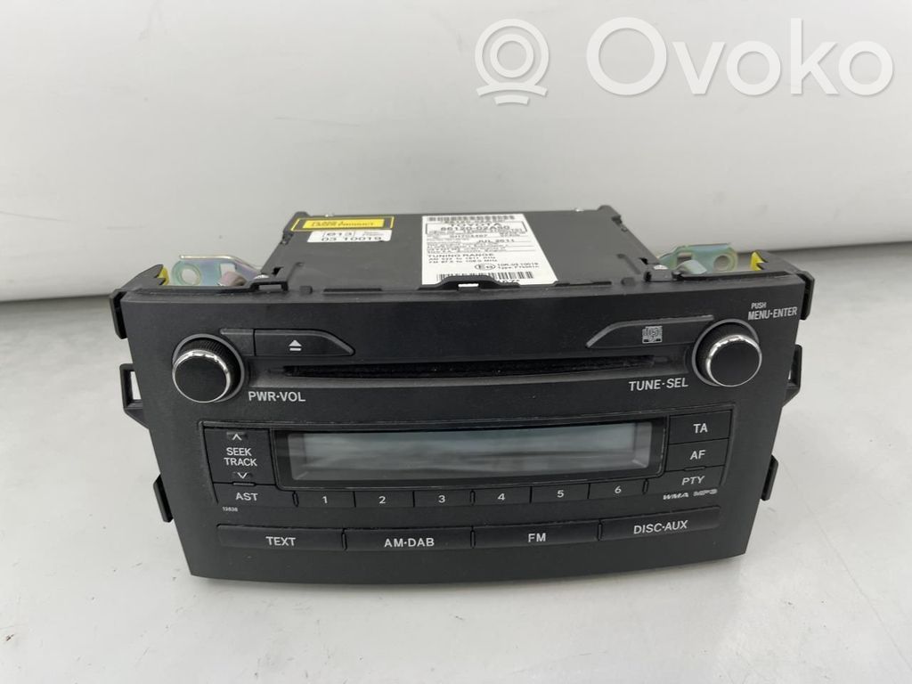 Toyota Auris 150 Unitate principală radio/CD/DVD/GPS 