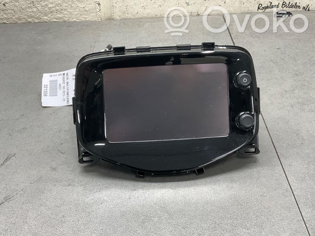 Peugeot 108 Head unit multimedia control 