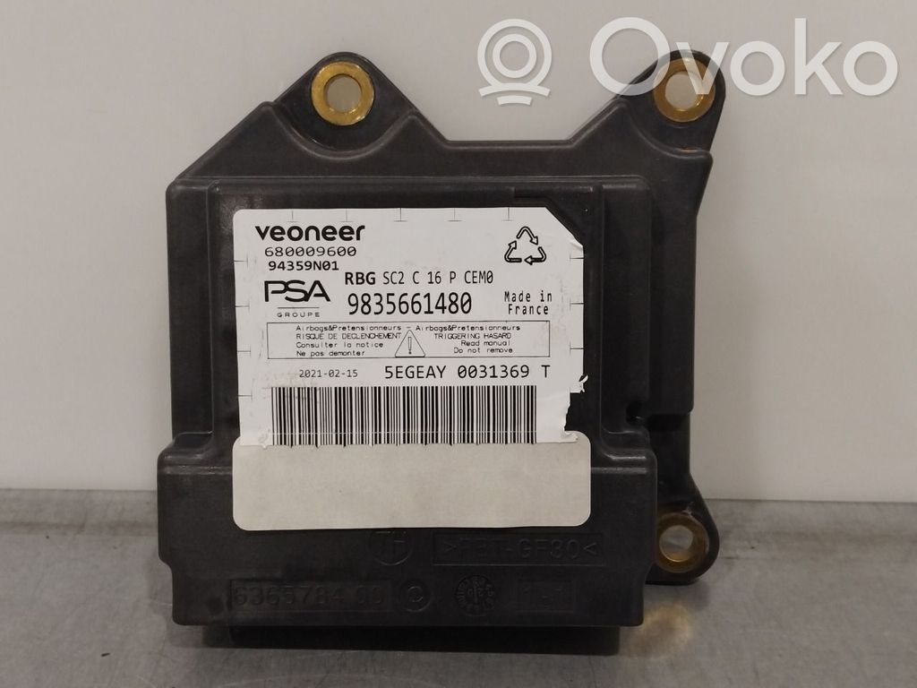 Citroen C4 SpaceTourer Airbag control unit/module 