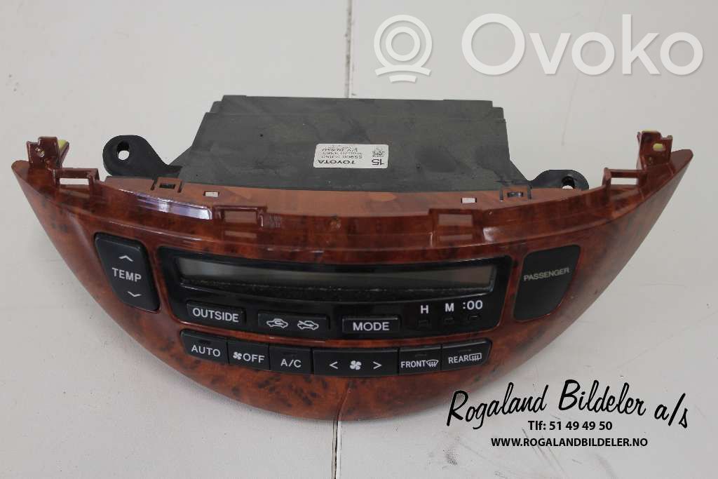 Toyota Previa (XR30, XR40) II Mascherina climatizzatore/regolatore riscaldamento 