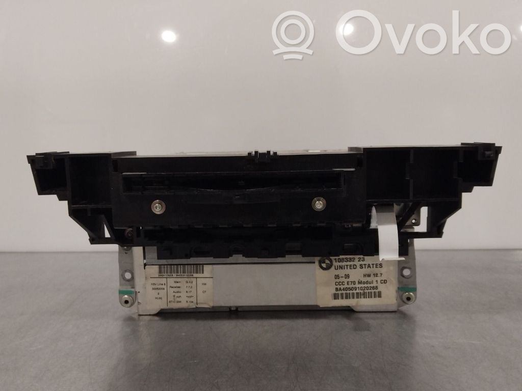 BMW X5 E70 Panel / Radioodtwarzacz CD/DVD/GPS 