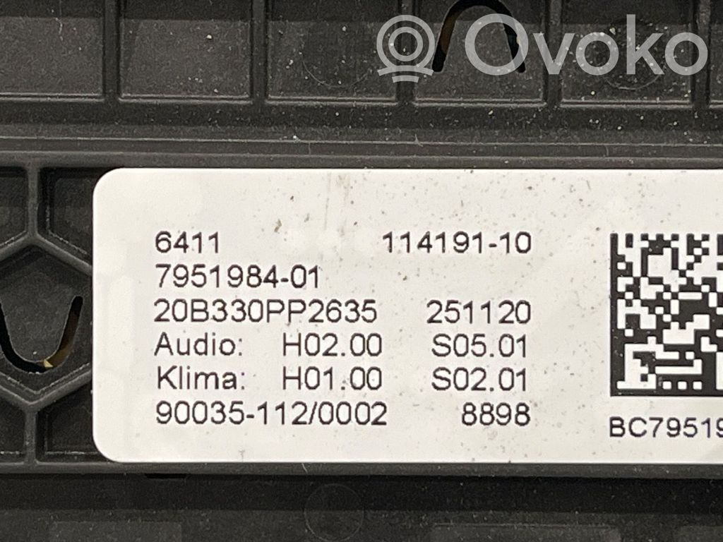 BMW iX3 Rămă unitate control climatizare