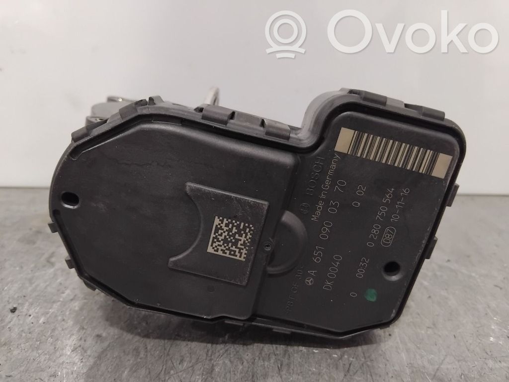 Mercedes-Benz C W204 Valvola corpo farfallato 