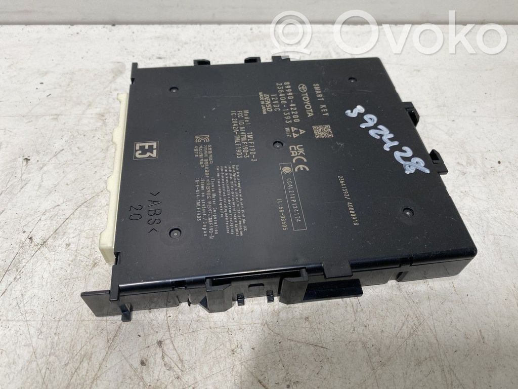 Toyota bZ4X Unitate/modul de control fără cheie (KESSY) 