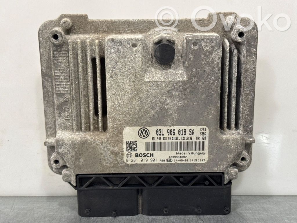 Skoda Superb B6 (3T) Komputer / Sterownik ECU silnika 