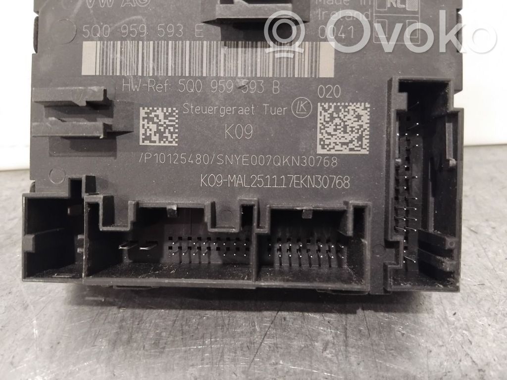 Door control unit/module   5Q0959593E,5Q0959593E,5Q0959593E,5Q0959593E
