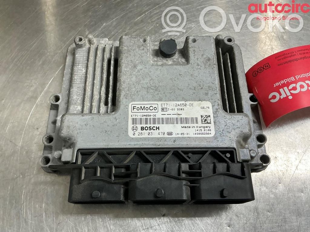 Engine control unit/module ECU   1846927,DU7A12A650DA,DU7A12A650DA,1846927,DU7A12A650DA