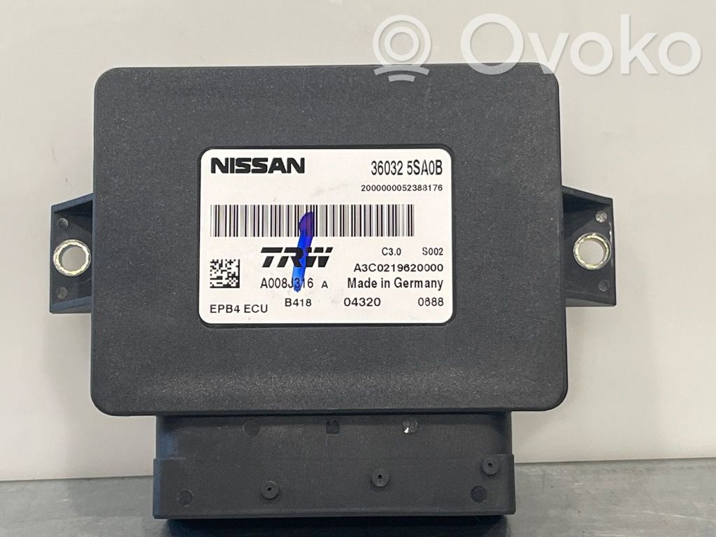 Nissan Leaf II (ZE1) Modul de control frână de mână 