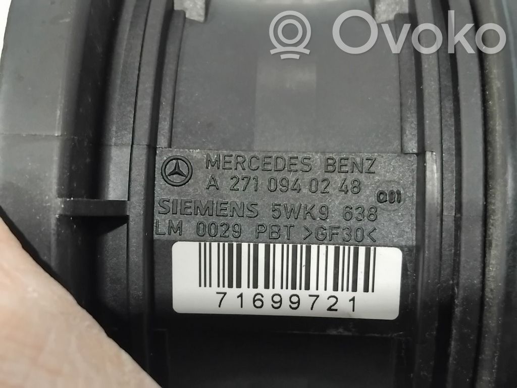 Mercedes-Benz E W211 Misuratore di portata d'aria