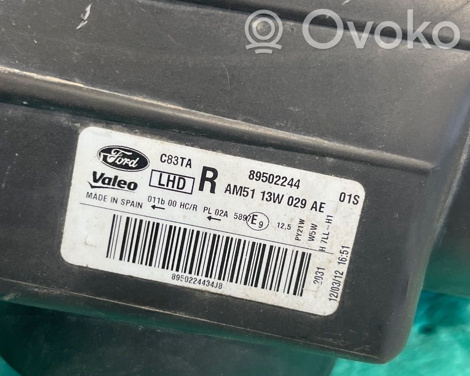Ford C-MAX II Headlight/headlamp 