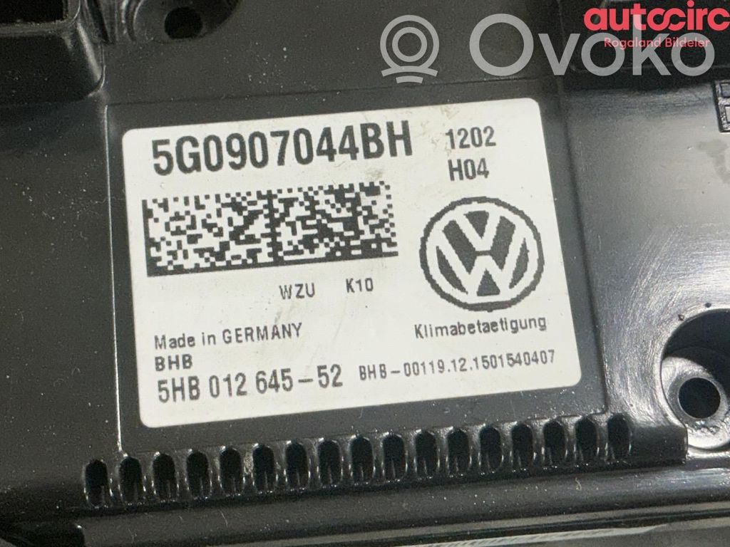 Volkswagen Touran III Rămă unitate control climatizare 