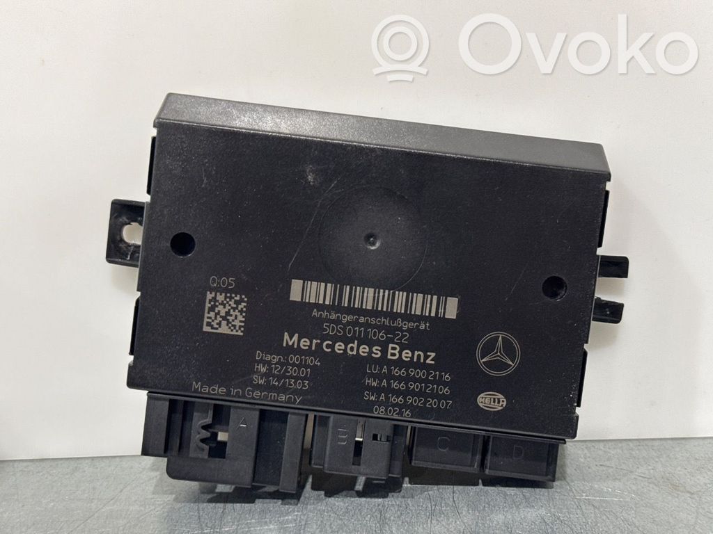Mercedes-Benz ML W166 Sterownik / Moduł haka holowniczego 