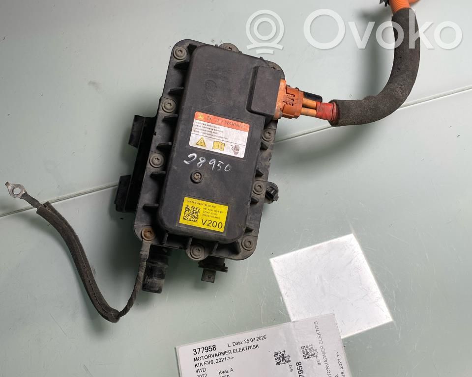 Electric engine pre-heating system (optional)   375V2GI100,375V2GI100