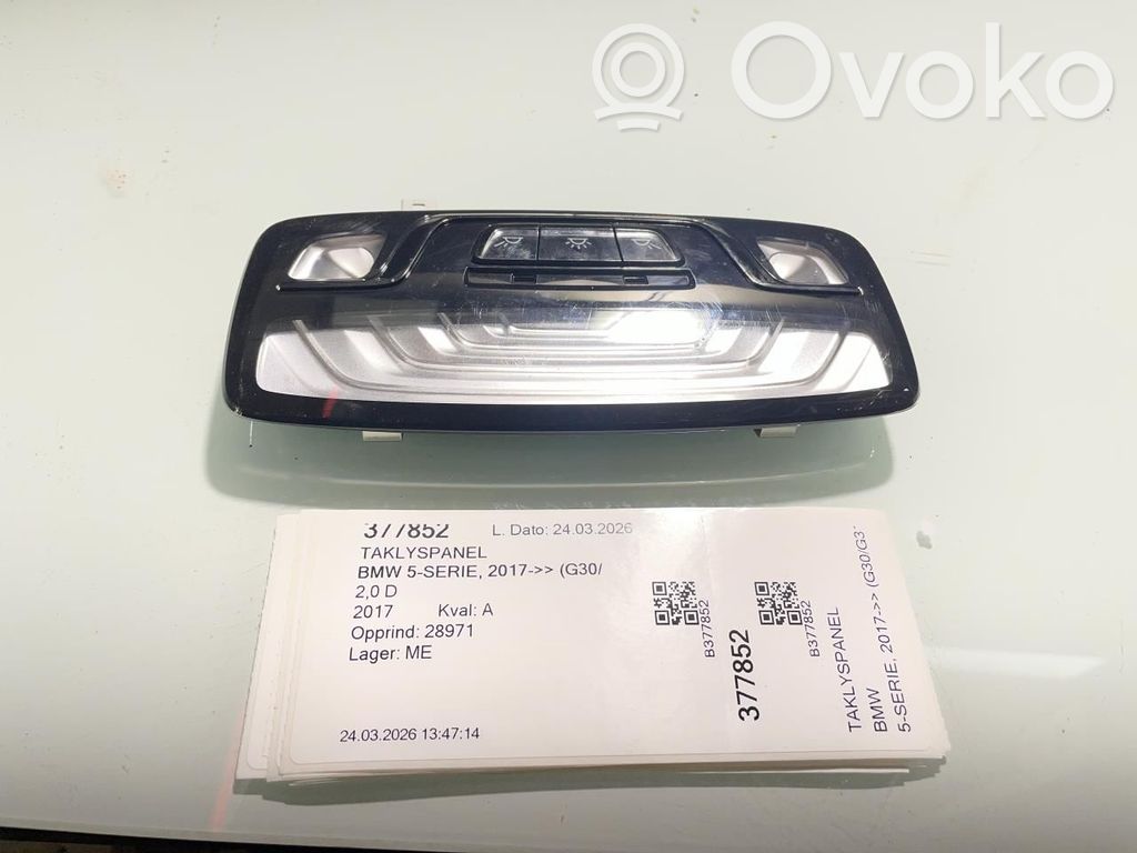 BMW 5 G30 G31 G38 Interruttore di regolazione dell’illuminazione del quadro 