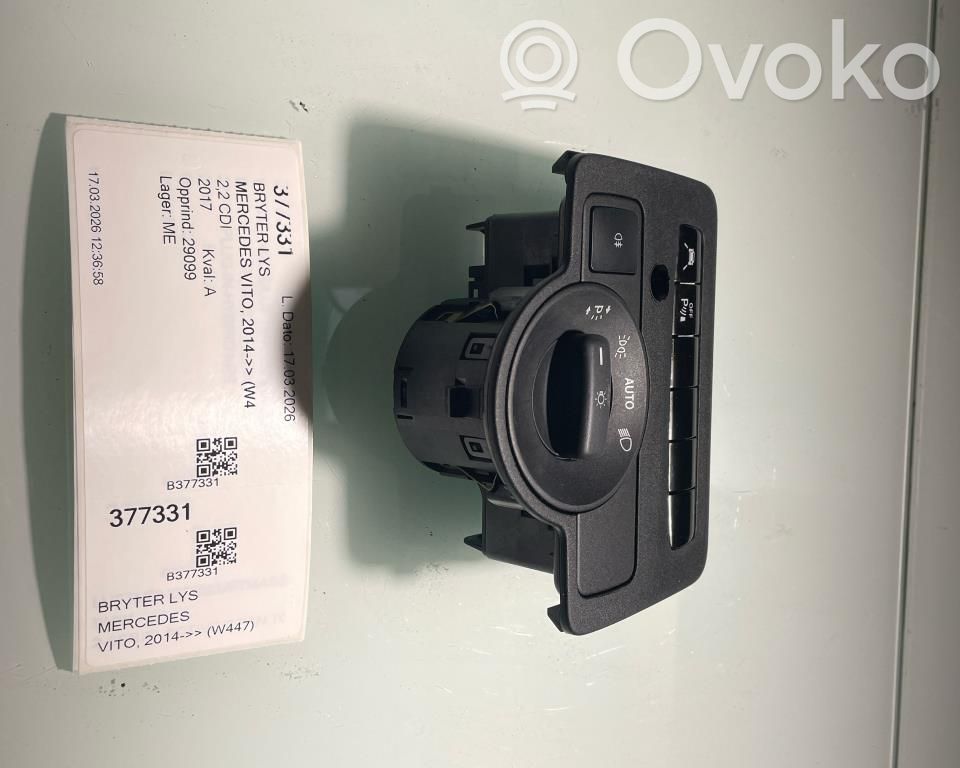 Mercedes-Benz Vito Viano W447 Przełącznik świateł 