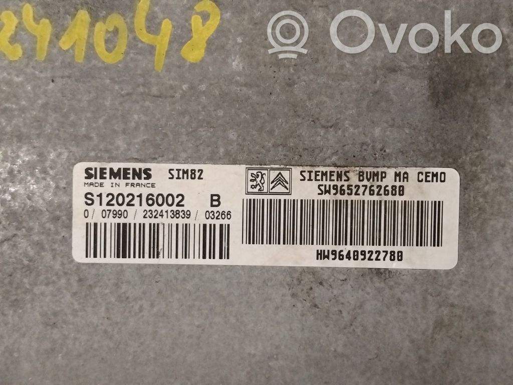 Citroen C3 Pluriel Gearbox control unit/module 